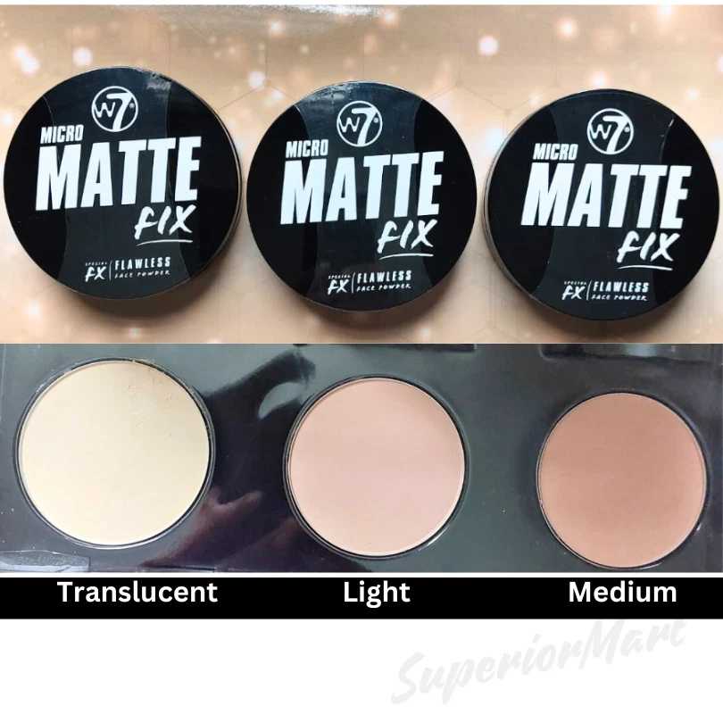 W7 MICRO MATTE FIX SPECIAL FX FLAWLESS FACE POWDER AIR-BRUSHED FINISH - Image 2 of 2