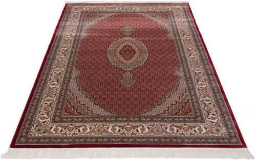 Tabriz Medallón Machine Woven Rug Persian Various Sizes - Rug, Carpet, Red - Picture 13 of 35