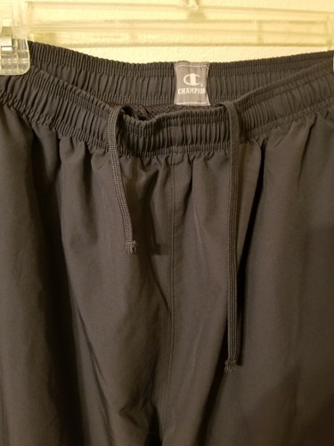 Champion Herren L Sporthose grau Reißverschluss an den Seiten der Beine 10 Zoll elastischer Bund d - Bild 12 von 12