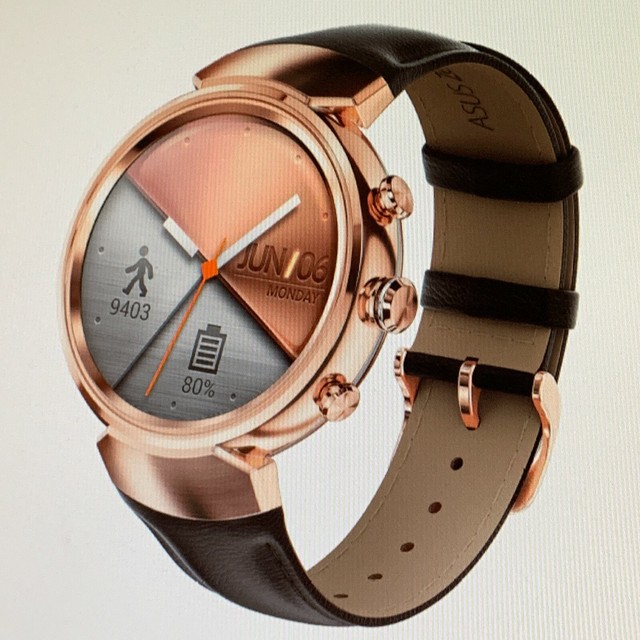 ASUS ZenWatch 3 WI503Q Smartwatch mit Lederarmband - Roségold | Acquisti Online su eBay