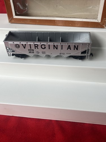 VINTAGE TYCO HO SCALE HOPPER CAR NON-OPERATING VIRGINIAN 344-C w/ ORIGINAL BOX - Picture 8 of 9