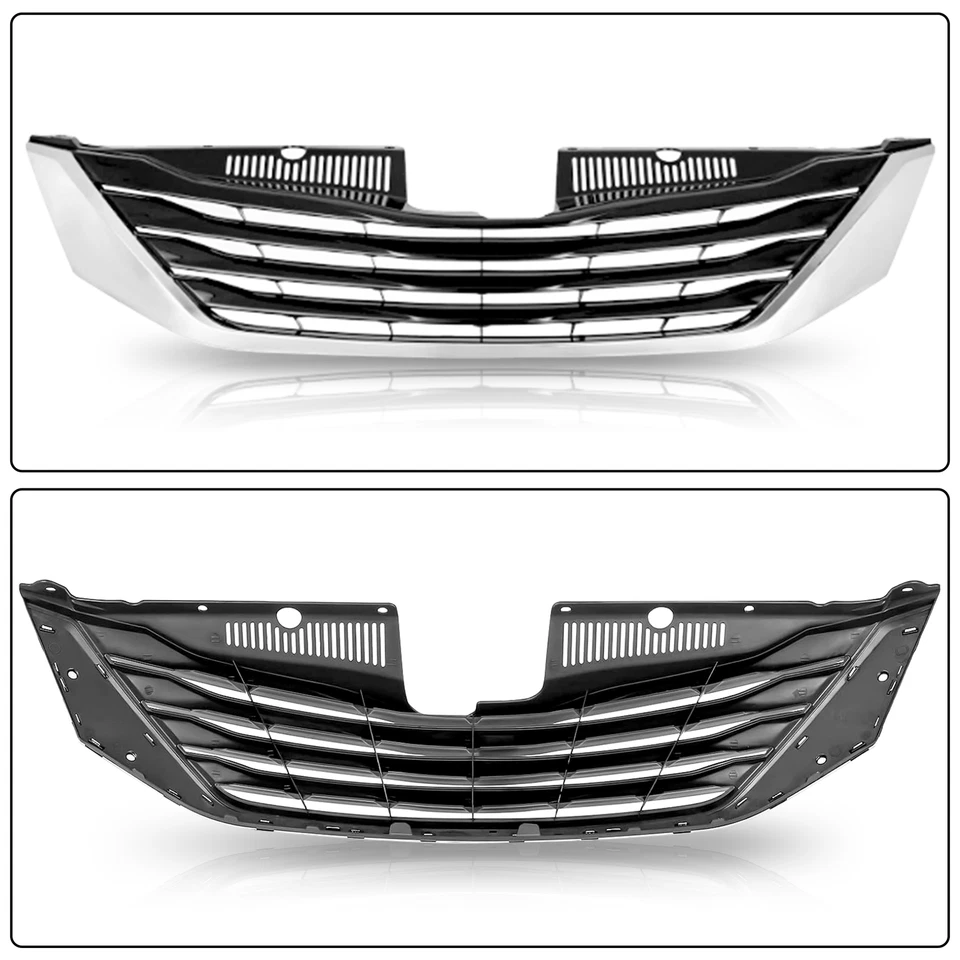 Front Upper Grille Chrome Fits Toyota Sienna 2011-2014 TO1200334 — 第 2/4 张图片