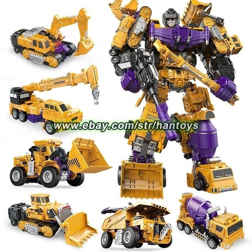 NEW J.J Devastator 6 In 1 Action Figure GT Cool Toy in Stock 44cm 17.3" NoBox - Photo 3/15