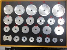 25pcs aluminum alloy Moulds for Watch Back Case Press tool Glass USA ship