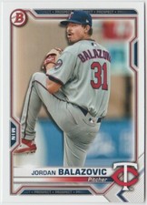 2021 Bowman Prospects Baseball #BP61 Jordan Balazovic - Minnesota Twins