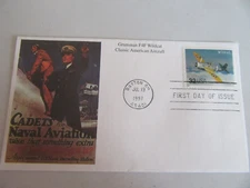 Wildcat Classic Fighter Plane 32c Stamp Fdc Sc#3142t Mystic Stamp Co. (1997)