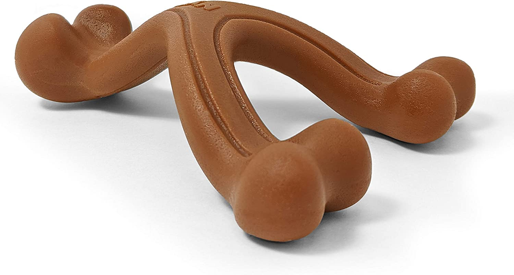 Power Chew Ergonomic Hold & Chew Wishbone Chew Toy for Dogs, Indestructible Chew