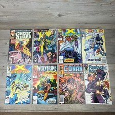 Vtg Marvel Comic Books Conan Fantastic Four X-Men Ghost Rider Wolverine X Factor