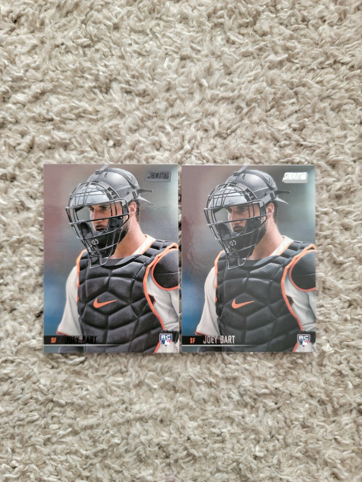 2021 Topps Stadium Club Black Foil #241 Joey Bart - San Francisco Giants RC