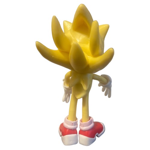 SEGA Sonic the Hedgehog Super Sonic Yellow 5 Inch Action Figure - Picture 3 of 5