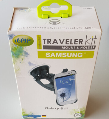 iGrip Traveler Kit (Mount&Holder) Samsung Galaxy S3 Handy KFZ-Halterung NEU+OVP