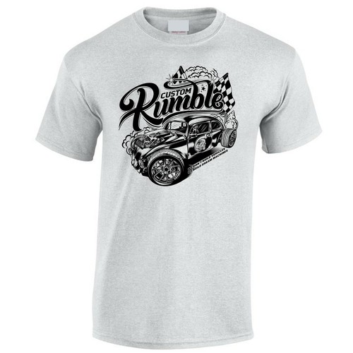 Greasers Rock And Roll Men's T-Shirt Classic Car Rockabilly Psychobilly Hot Rod - Picture 8 of 8