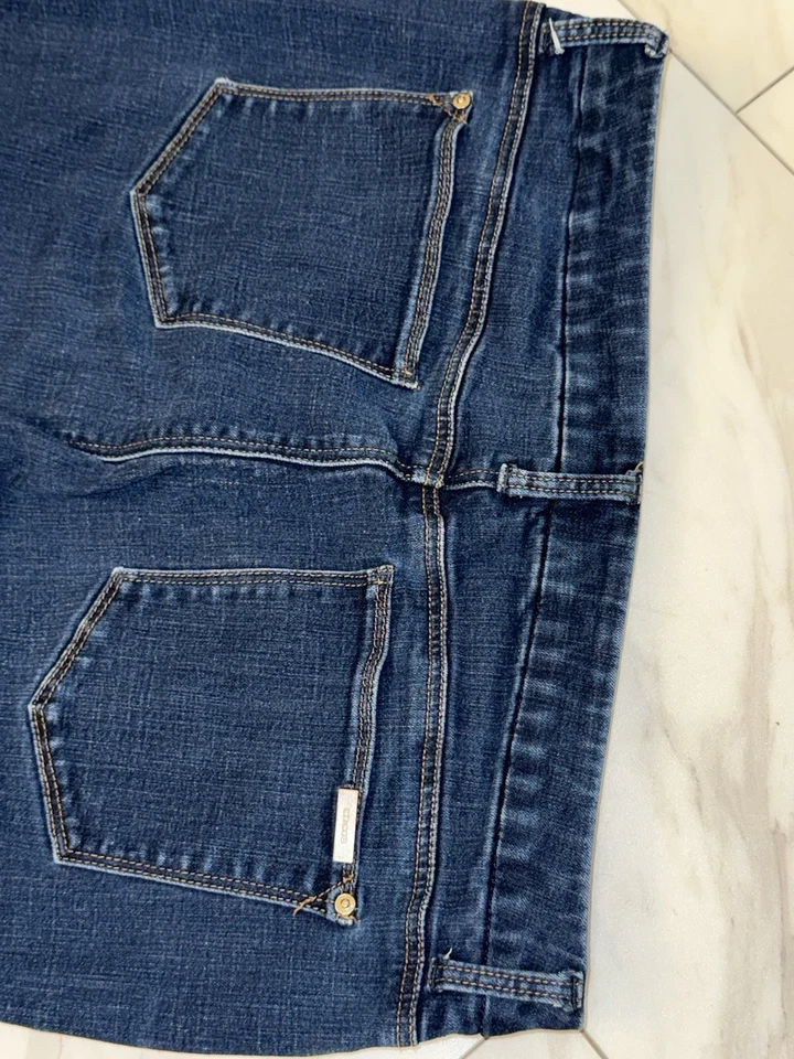 Женские джинсы Chico's хлопок синий размер 1,5 для похудения подруга лодыжки джинсовая ткань на молнии - Изображение 3 из 4