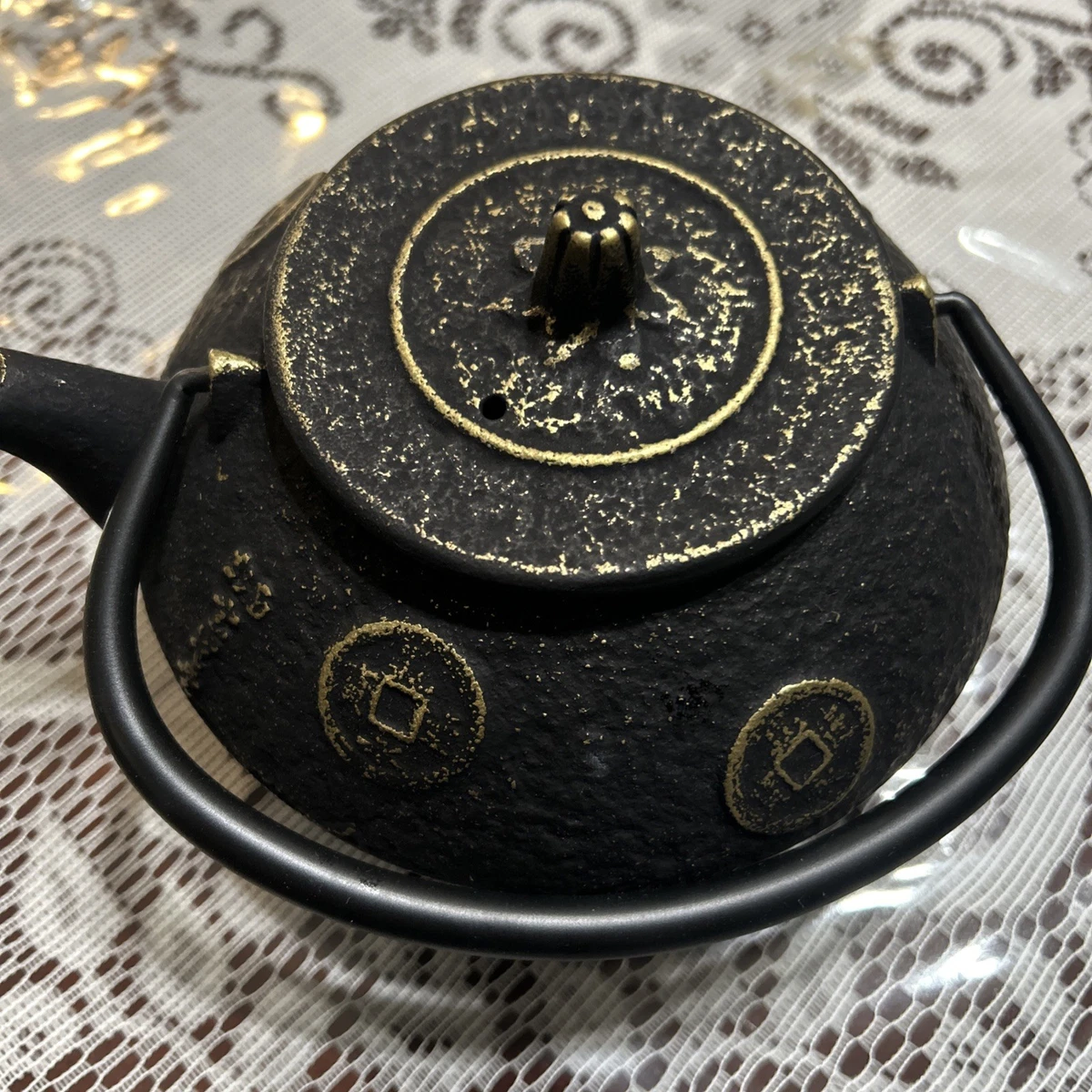 【希少】 特大 茶入 茶壺 茶道具 ヴィンテージ 古董日本铸铁茶壶，收藏日本茶壶、茶具套装(1900-现在) | eBay