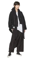 YOHJI YAMAMOTO Sarouel Low Crotch Harem Trousers Pants Black Denim Avant Gothic