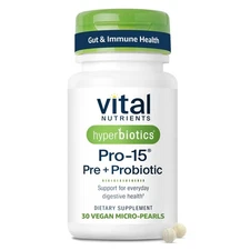 Hyperbiotics Vital Nutrients Pro-15 Prebiotics and Probiotics for Women and ...