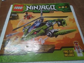 LEGO NINJAGO: Rattlecopter (9443) 100% Complete (minifigs, decals, instructions)