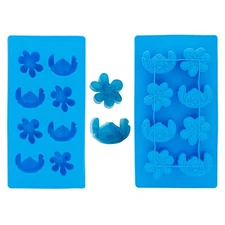 Disney Lilo & Stitch Silicone Mold Ice Cube Tray | Makes 8 Cubes