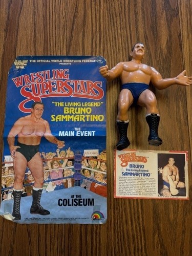 Vintage LJN WWF Superstars 1986 Bruno Sammartino w...