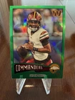 2025 Topps Chrome Commanders Jayden Daniels Green Retro  /99  #5 JERSEY MATCH