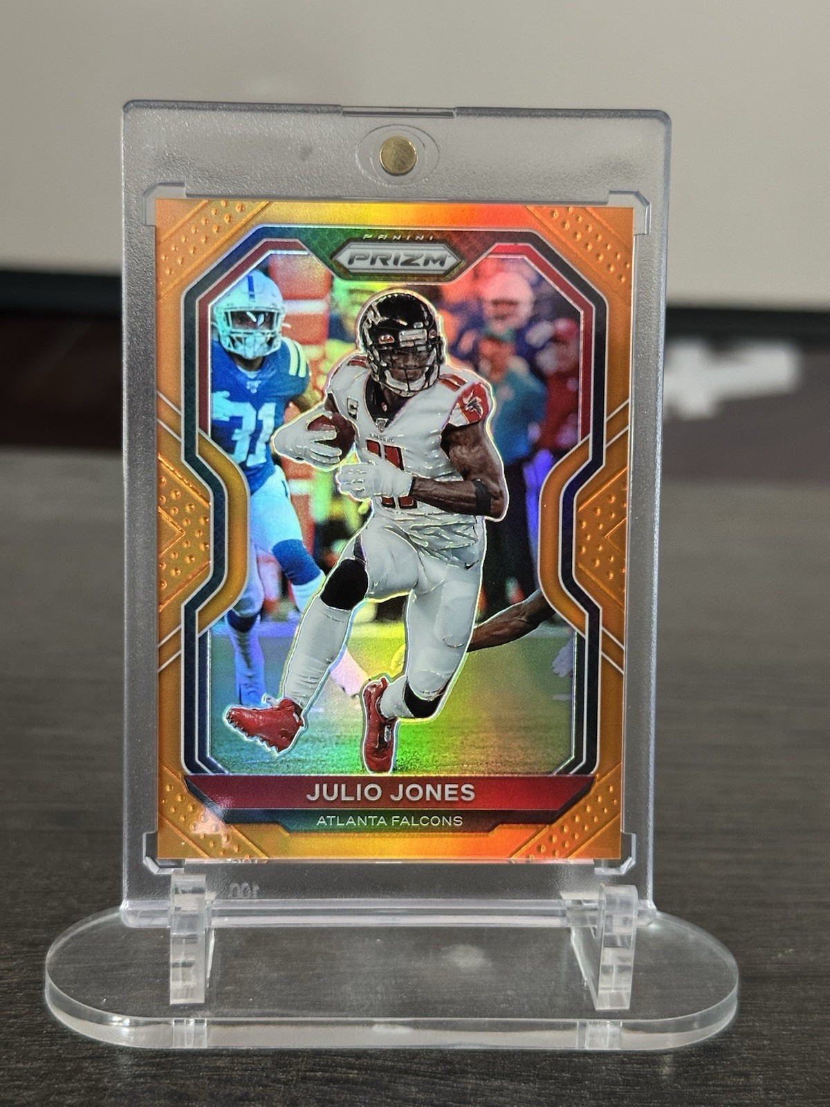2020 Panini Prizm Julio Jones #225 Orange Prizm /249 Atlanta Falcons
