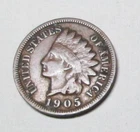 1905 Indian Head Penny with Fine Details