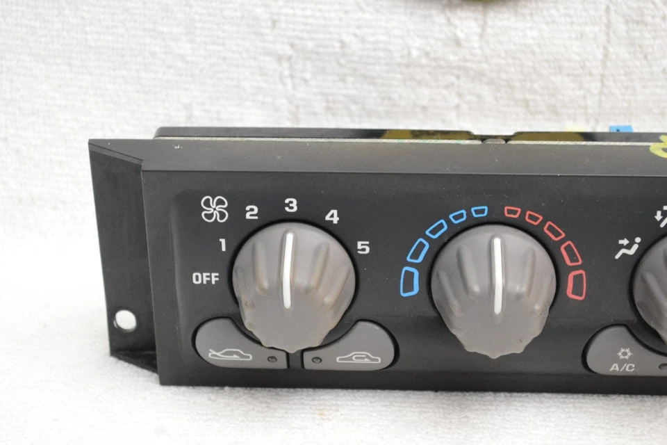 Pontiac Montana 2001-2005 calentador aire acondicionado temperatura HVAC interruptor de control de clima OEM Foto 3 de 4