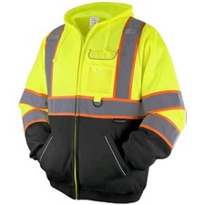 safety hoodie jacket High Visibility Reflection Men's Size XL