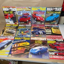 LOT of ROAD & TRACK vintage car magazines AMAZING Advertising and photos