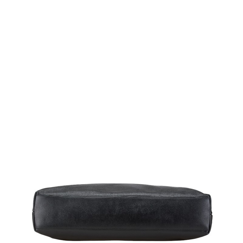 Saint Laurent Tote Bag Black Leather Women's Used Authentic thumbnail 3