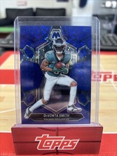 2024 Panini Mosaic Football Devonta Smith #179 /75 Blue Disco Prizm