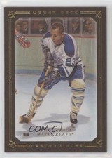 2008-09 Upper Deck Masterpieces Brown Framed Eddie Shack #72 4p5