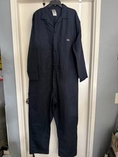 BNWOT Men  s Dickies Navy Blue Coverall Jumpsuit Size 2XLR