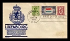 US COVER LUXEMBOURG OVERRUN COUNTRIES FDC SCOTT 912 COMBO ANDERSON CACHET