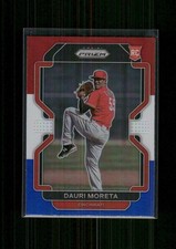 2022 Panini Prizm - Dauri Moreta #95 Red White & Blue Prizm (RC)