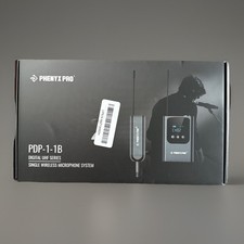 Phenyx Pro PDP-1-1B Single Wireless Microphone System, Digital UHF