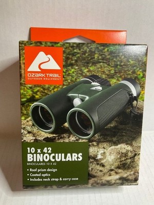 10 X 42 Binoculars (Ozark Trail Outdoor Equipment) NEW & SEALED (Coated Optics)