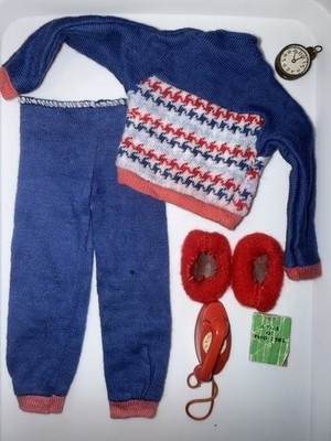 Vintage Ken 1965 ''OFF TO BED'' - #1413 VHT Outfit Inc Zubehör