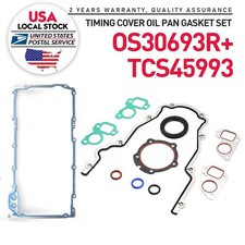 Oil Pan Timing Cover Gasket Kit Set For 07-13 Buick Cadillac Gmc 5.3 6.0 6.2l