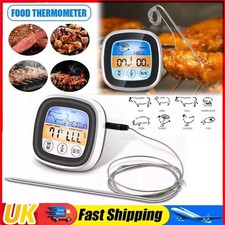 Remote Read LCD Digital Food Thermometer Meat Probe Kitchen Cooking BBQ Turkey