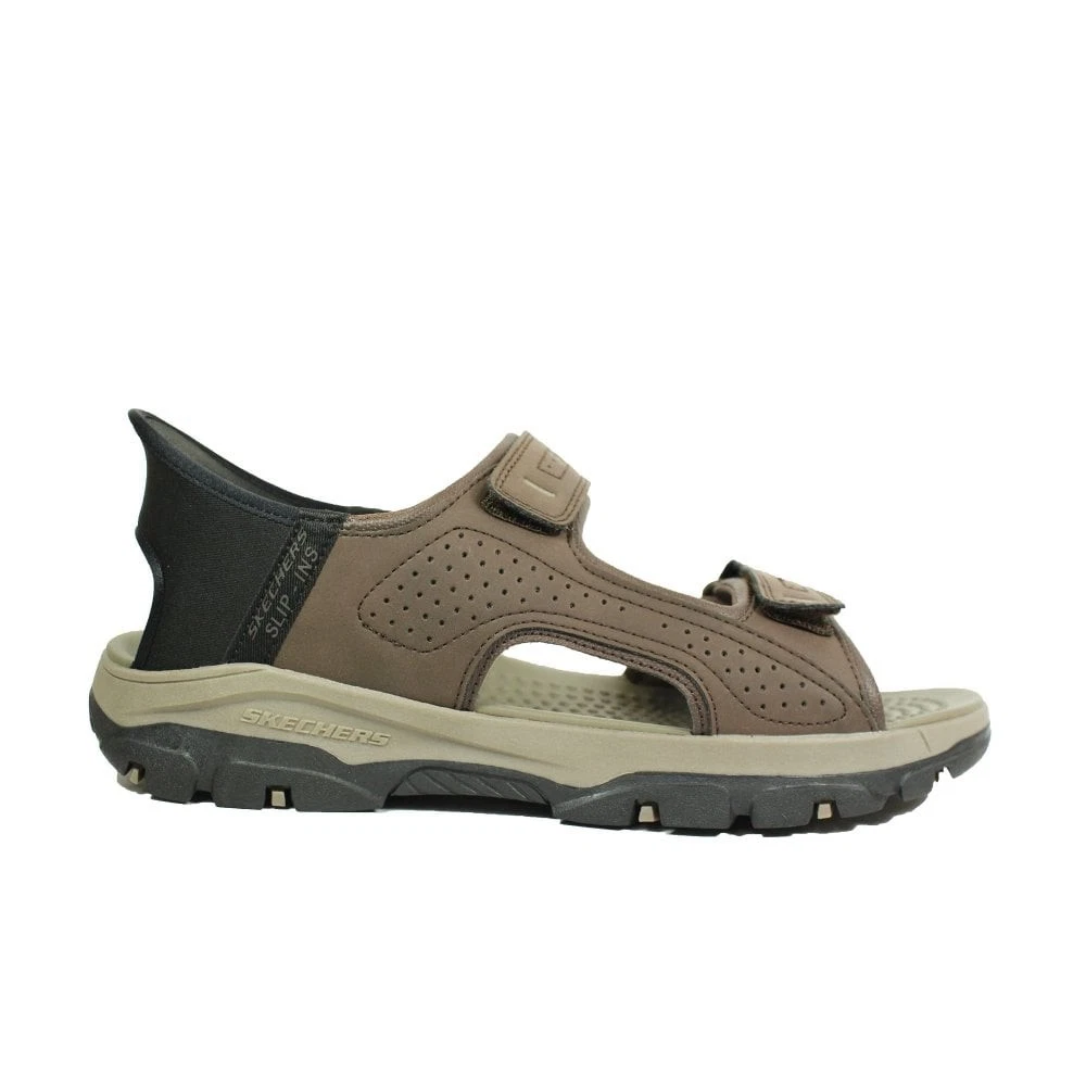 Skechers Slip-ins Relaxed Fit: Tresmen-Reece Chocolate Brown Men's Sandals