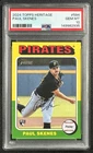 PAUL SKENES PSA 10 2024 TOPPS HERITAGE HIGH NUMBER #594 ROOKIE RC PIRATES 2935