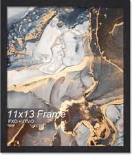 Engineered Wood 11x13 Picture Frame, Black Frame for 11 x 13 11x13,