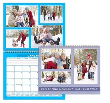 2026 Scrapbook Wall Calendar Spiral-bound - 12 Months Desk  05