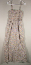 Old Navy Womens Fit & Flare Floral Smocked Maxi Dress Size S Multicolor