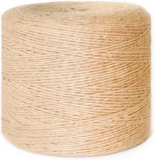 2MM Natural Jute Twine String — 3600Ft Brown Durable Jute Rope, Used for Hand...