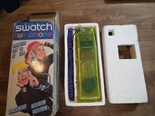 Vintage Swatch Twin Phone Dial Touch Ring With Box 80s 90s Retro VTG