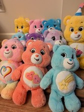 Lot of 9 Care Bears 14" Plush Set - 2021 1 Care Bear 16" Plush 2022