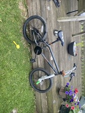 BMX Bike - Hustle X-Rated - Metallic Grey and White : Used Good Condition