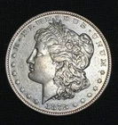 AU 1878 8 TF Morgan silver dollar 1$  strong strike